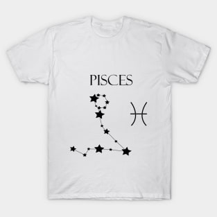 Pisces Zodiac Horoscope Constellation Sign T-Shirt